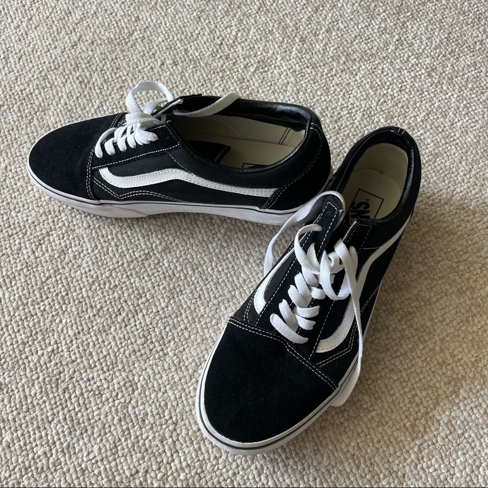 Platform Vans Old Skool in Black